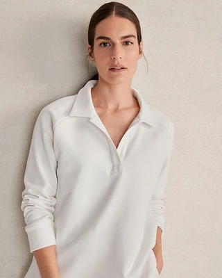 Organic Cotton Lofty Terry V-Neck