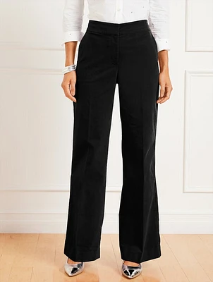 Velveteen Wide Leg Pants