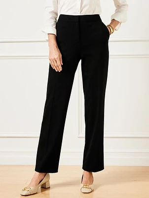 Luxe Ponte Straight Leg Pants