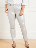 Slim Ankle Jeans - Silver Foil