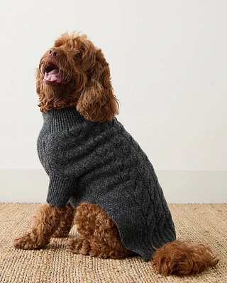 Marled Organic Cotton Dog Sweater