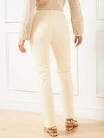 Velveteen Straight Leg Pants - Curvy Fit