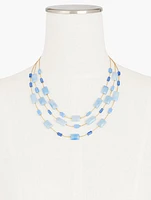 Layered Geo Bead Necklace