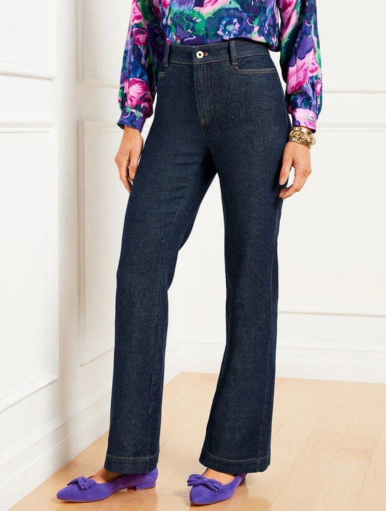 Flare Leg Jeans - Daphne Wash