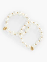 Sabine Pearl Stretch Bracelet Set