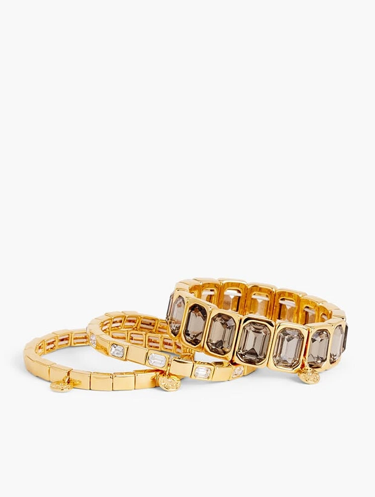 Geo Deco Stretch Bracelet Set