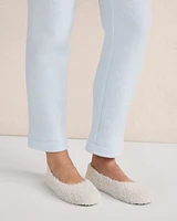 Curly Sherpa Ballet Flats