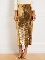 Sequin Pencil Skirt