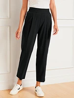 Lightweight Woven Stretch Straight Leg Pants