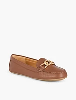 Everson Leather Chain Driving Moccasins