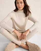 Wide Rib Modal Turtleneck