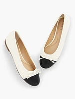 Blair Cap Toe Soft Nappa Ballet Flats