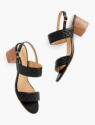 Mimi Quilted Sandals