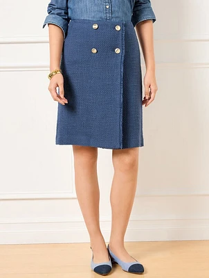 Amherst Tweed A-Line Skirt