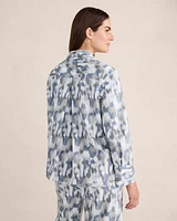 Organic Cotton Brushstroke Pajama Top