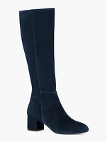 Sophie Stretch Suede Knee High Boots