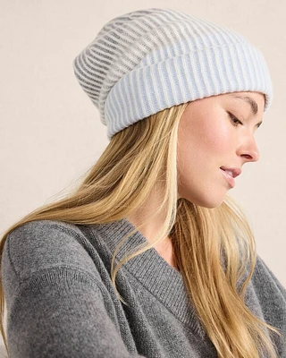 Plaited Cashmere Colorblock Beanie