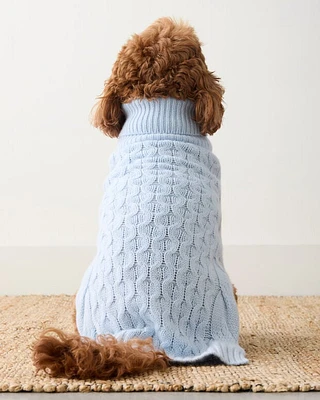 Cashmere Cable Knit Dog Sweater