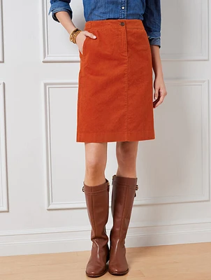 A-Line Skirt - Corduroy