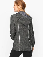 Hooded Polka Dot Jacket