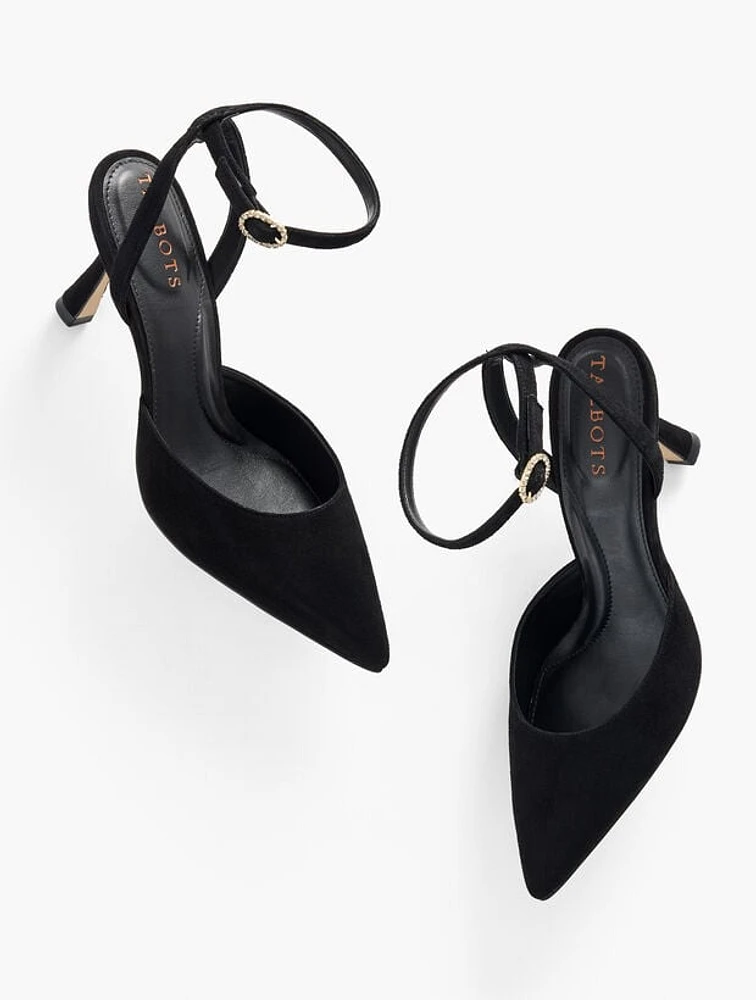 Evelyn Flare Heel Pumps