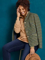 Shetland Officer Jacket - Apple Plaid