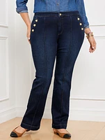 Sailor Flare Leg Jeans - Lillia Wash