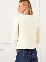 Berkshire Wool Blend Crop Jacket