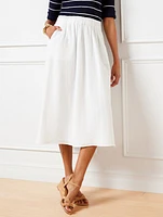 Airy Gauze Midi Skirt