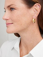 Pavé Hoop Earrings