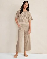 Organic Cotton Interlock Striped Top