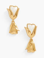 Budding Tulips Drop Earrings