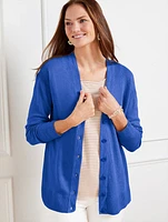 Linen Girlfriend Cardigan