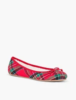 Blakely Cozy Ballet Slippers - Solstice Plaid