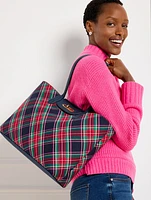 Kendell Tote - Plaid