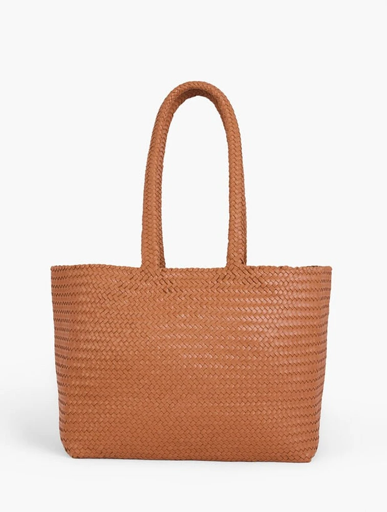 Woven Leather Tote