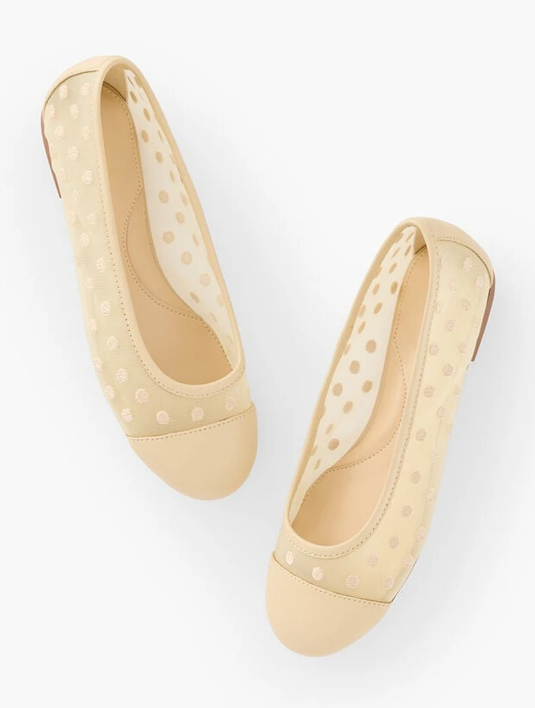 Blair Mesh Dot Ballet Flats