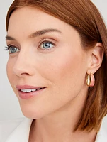 Candy Coated Classic Hoop Earrings