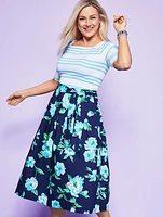 The Piper Pleated Midi Skirt