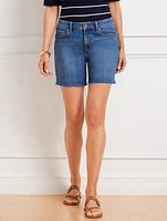 Relaxed Denim Shorts