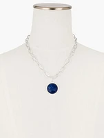 Bezel Pendant Necklace