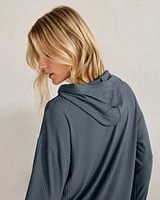 Wide Rib Modal Hoodie