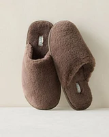 Faux Fur Spa Slippers