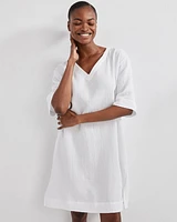 Organic Cotton Gauze Dress