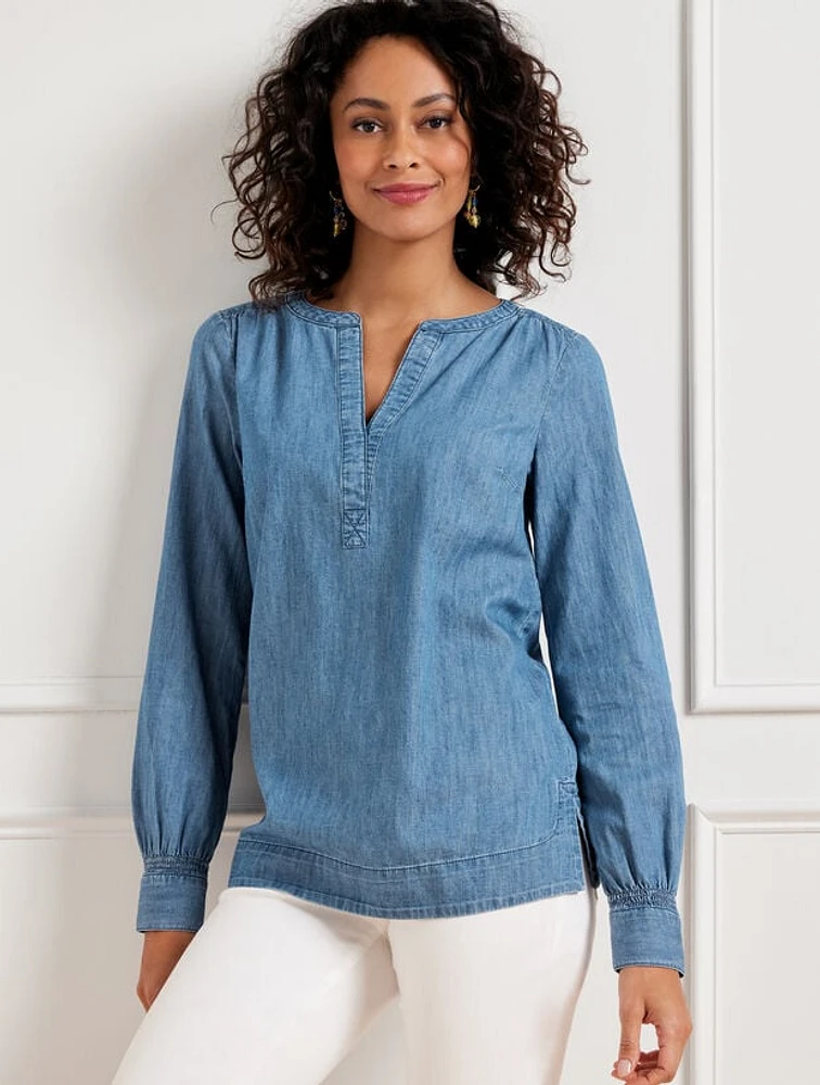 Denim Popover - Blue Reef Wash