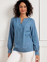 Denim Popover - Blue Reef Wash