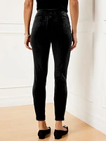 Talbots Soho Strech Velvet Leggings