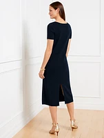 Ribbed Midi Dress