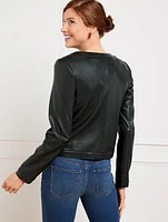 Faux Leather Jacket