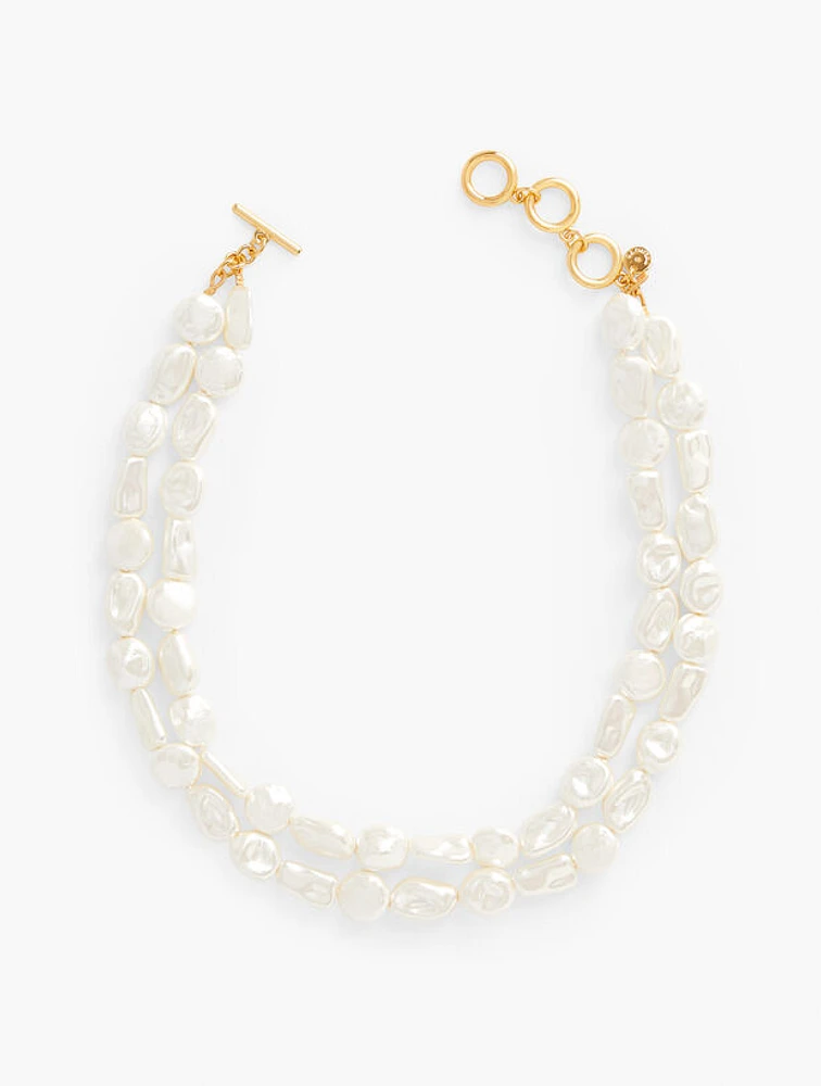 Classic Pearl Torsade Necklace